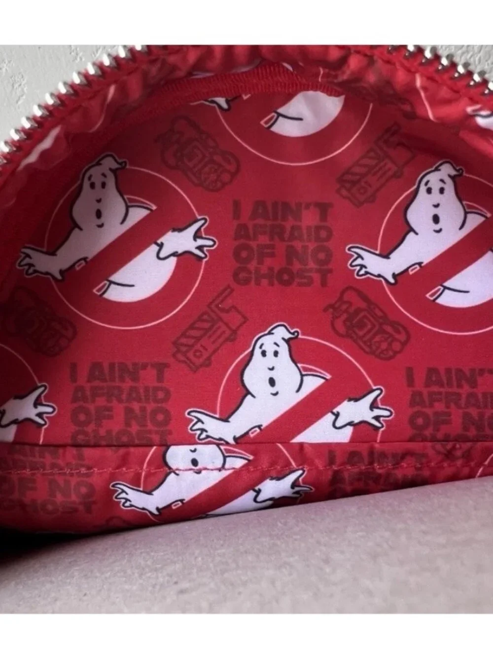 Loungefly Ghostbusters Ghost Logo Glow-in-the-Dark Mini Backpack NWT